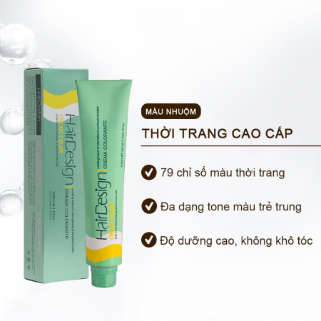 Kem nhuộm tóc HairDesign Crema Colorante 100ml