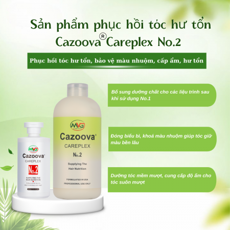 Cazoova Careplex No.2 Dầu xả phục hồi tóc hư tổn