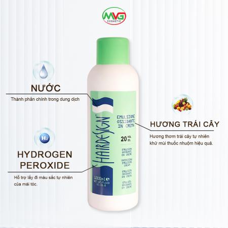 Kem nhuộm tóc Emulsione Ossidante In Cream Hair design 100ml