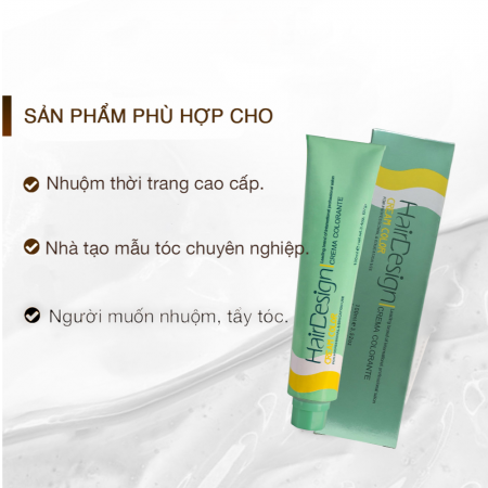 Kem nhuộm tóc HairDesign Crema Colorante 100ml