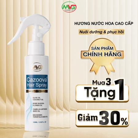 Xịt dưỡng tóc nước hoa Cazoova Hair Spray 100ml