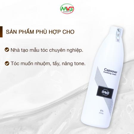 Sản phẩm hỗ trợ nhuộm tóc Cazoova oxidizing cream 1000ml