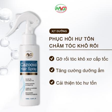 Xịt dưỡng tóc nước hoa Cazoova Hair Spray 100ml