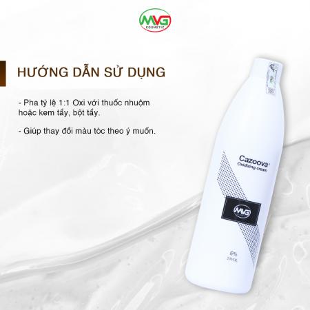 Sản phẩm hỗ trợ nhuộm tóc Cazoova oxidizing cream 1000ml