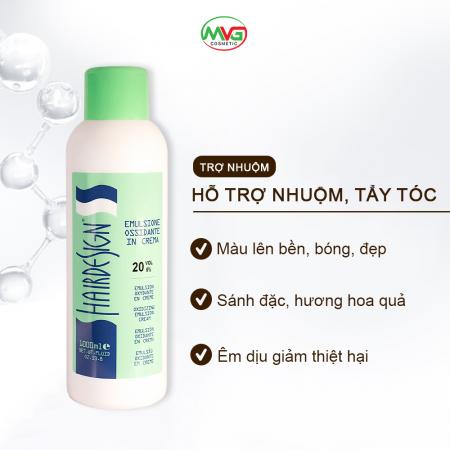 Kem nhuộm tóc Emulsione Ossidante In Cream Hair design 100ml